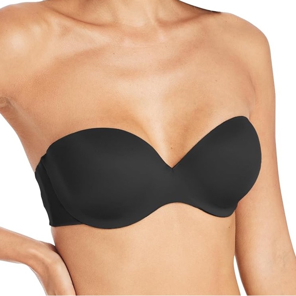 MAIDENFORM Women's black Love The Lift Demi Strapless Multiway Bra size 36B NWT